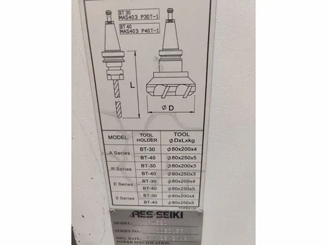 Ares seiki - r 4580 - cnc bewerkingscentra - afbeelding 4 van  12