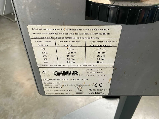 Arex logic 80 n koplamptester - afbeelding 6 van  8