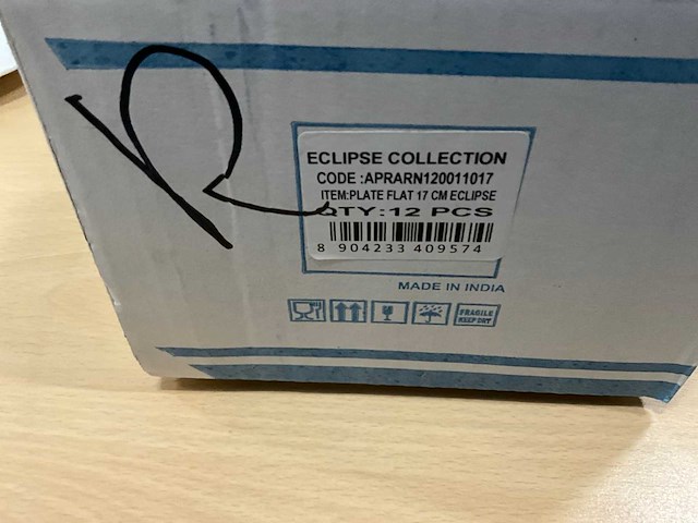 Ariane eclipse gebaksbordjes (112x) - afbeelding 4 van  6