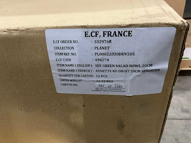 Ariane planet collection gekleurde kommen (40x) - afbeelding 7 van  8