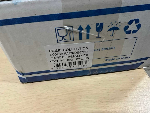 Ariane prime rechthoekige borden (12x) - afbeelding 6 van  6