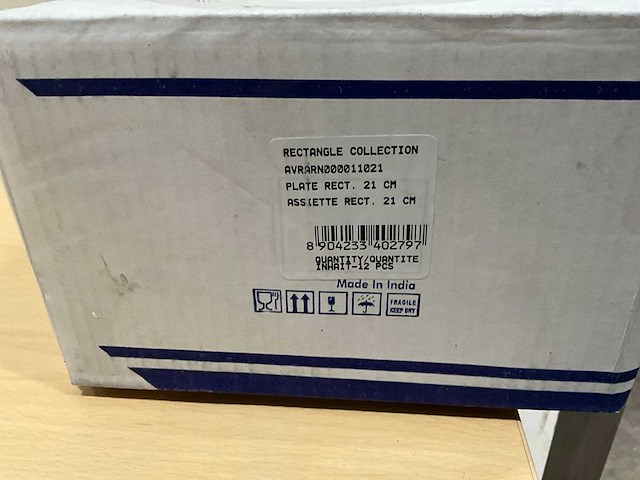 Ariane rectangle vierkante borden (100x) - afbeelding 6 van  7