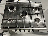 Ariston - aeg koelkast + ariston inbouw 5 pits gaskookstel rvs + ok tv - afbeelding 7 van  10