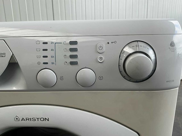 Ariston avl 125 eu wasmachine - afbeelding 5 van  9