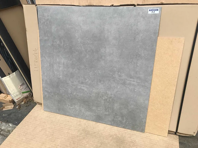 Ark antraciet mat 100x100 cm tegel 60 m² - afbeelding 4 van  6