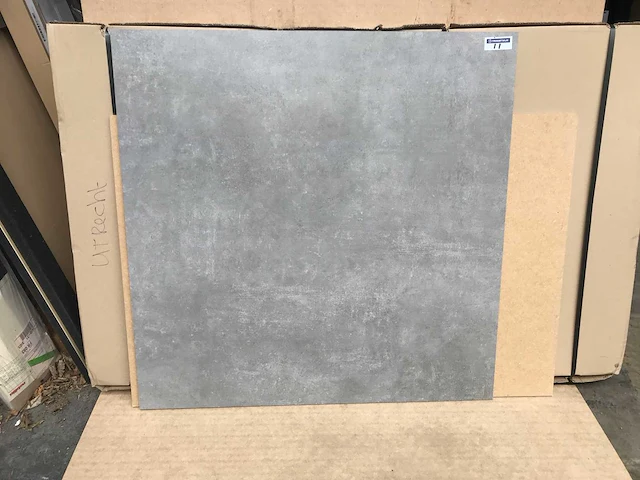 Ark antraciet mat 100x100 cm tegel 60 m² - afbeelding 5 van  6