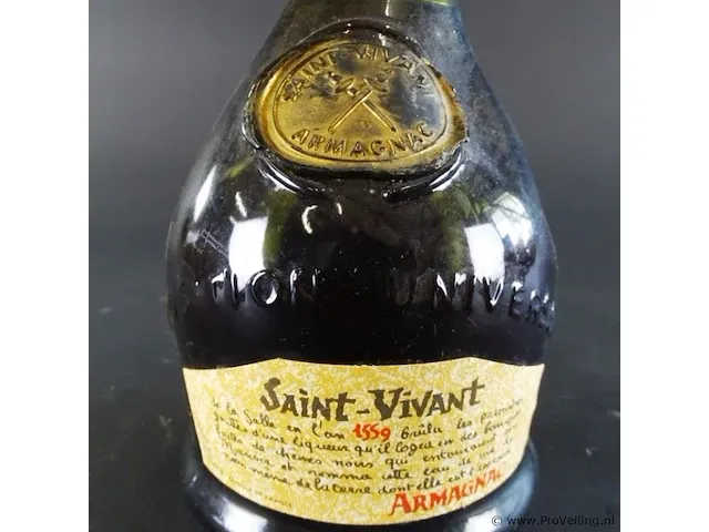 Armagnac saint-vivant 70cl - afbeelding 2 van  5