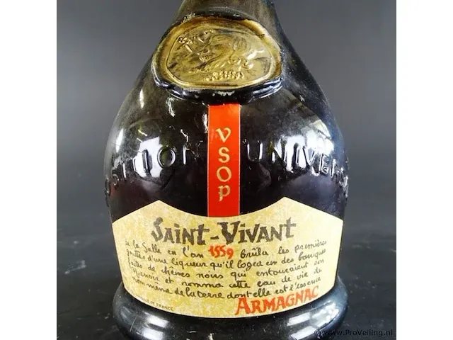 Armagnac saint-vivant 70cl - afbeelding 2 van  5