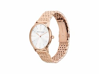 Armani exchange dames horloge geschenkset met ketting 36 mm rosekleurig - afbeelding 3 van  4