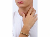 Armani exchange goudkleurige roestvrijstalen kettingarmband - afbeelding 2 van  2