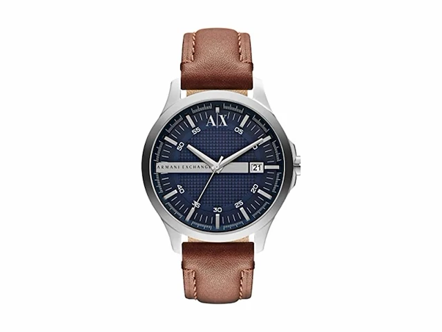 Armani exchange hampton ax2133 herenhorloge 46 mm zilverkleurig - afbeelding 1 van  3