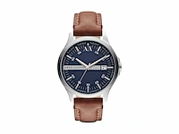 Armani exchange hampton ax2133 herenhorloge 46 mm zilverkleurig - afbeelding 1 van  3