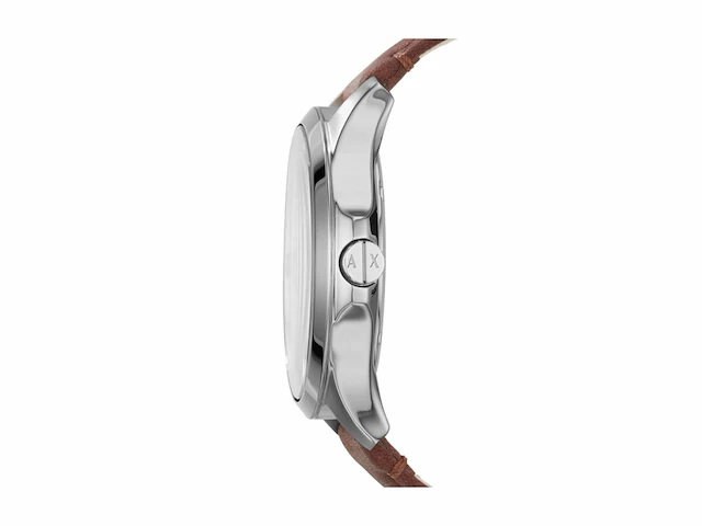 Armani exchange hampton ax2133 herenhorloge 46 mm zilverkleurig - afbeelding 3 van  3