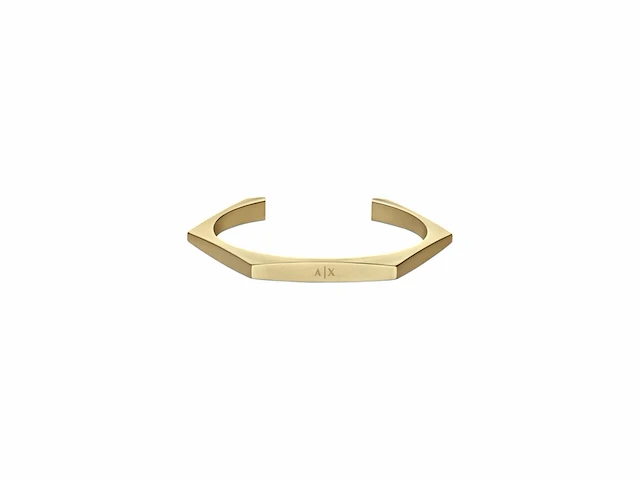 Armani exchange heren gouden roestvrij stalen armband, axg0138710 - afbeelding 1 van  3