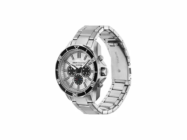 Armani exchange heren horloge 44 mm zilverkleurig - afbeelding 1 van  2