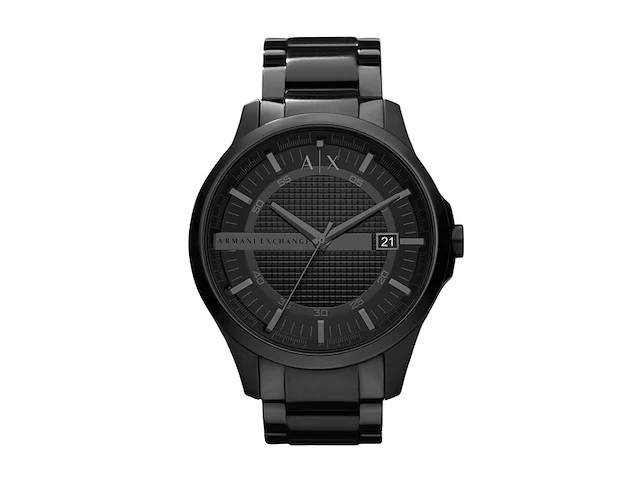 Armani exchange horloge met drie wijzers voor heren roestvrij stalen 46 mm - afbeelding 1 van  3