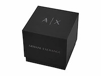 Armani exchange horloge met drie wijzers voor heren roestvrij stalen 46 mm - afbeelding 2 van  3