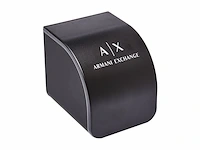Armani exchange horloge met drie wijzers voor heren roestvrij stalen 46 mm - afbeelding 3 van  3