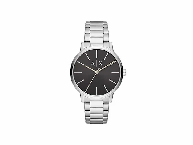 Armani exchange mannen horloge ax2700 case size with stainless steel 42mm zilverkleurig - afbeelding 1 van  1