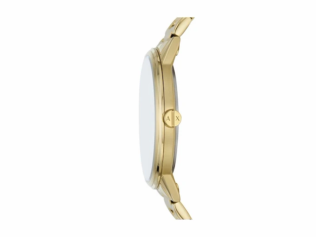 Armani exchange watch for men quartz movement and 42mm stainless steel goudkleurig - afbeelding 3 van  3