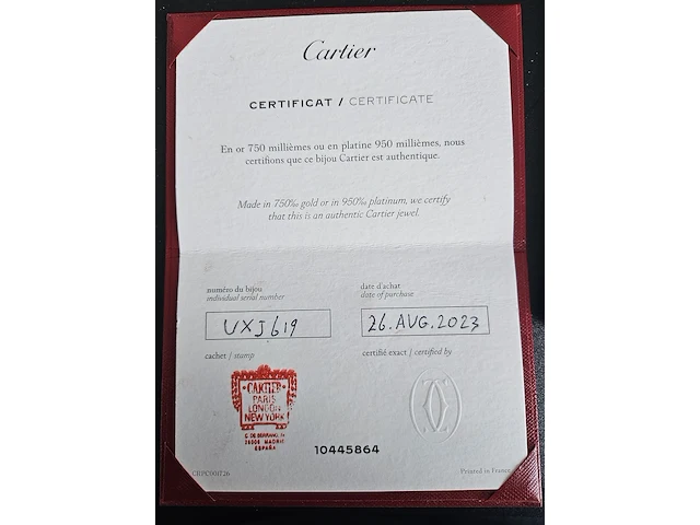Armband, cartier , juste un clou diamond , 2023 - afbeelding 7 van  8