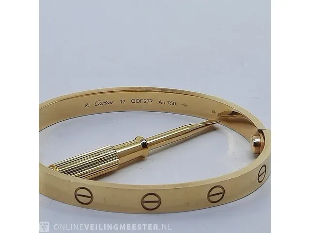 Armband cartier, love - afbeelding 7 van  11