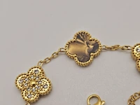 Armband merkloos met steentjes - nieuw - afbeelding 2 van  4