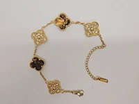 Armband merkloos met steentjes - nieuw - afbeelding 3 van  4