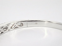 Armband met baguette en briljant geslepen diamanten - afbeelding 10 van  11