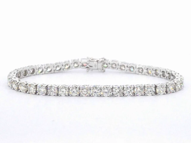 Armband met briljant geslepen diamanten 11.00 carat - afbeelding 1 van  6