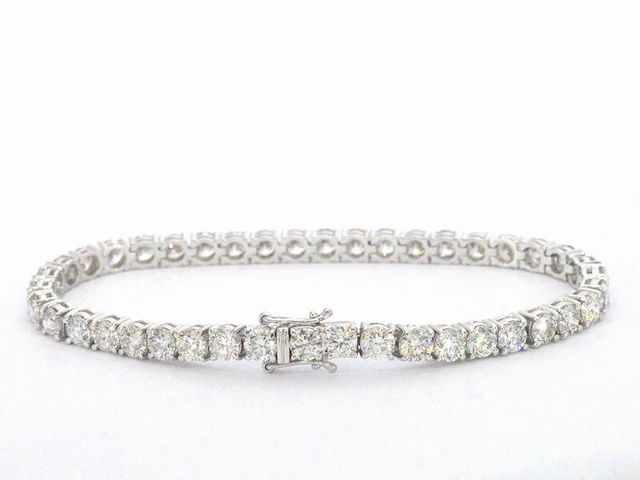 Armband met briljant geslepen diamanten 11.00 carat - afbeelding 3 van  6