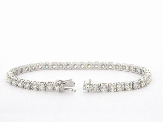 Armband met briljant geslepen diamanten 11.00 carat - afbeelding 4 van  6