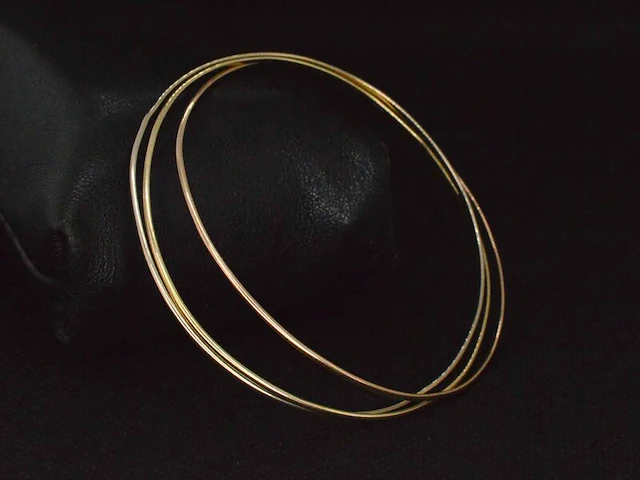 Armband met drie kleuren goud - afbeelding 1 van  7