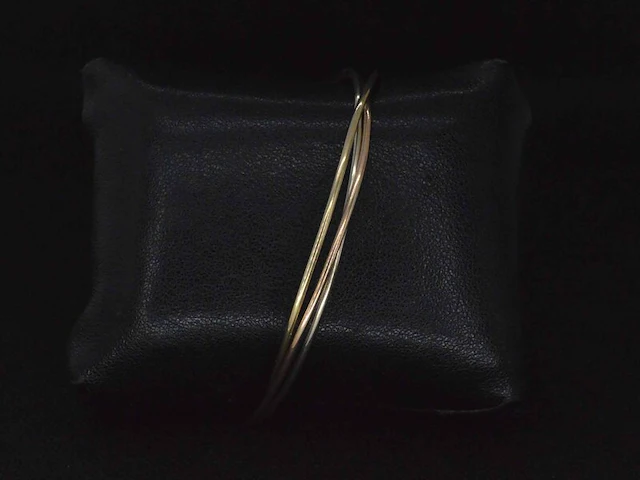 Armband met drie kleuren goud - afbeelding 3 van  7
