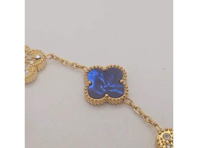 Armband met steentjes zonder merk - afbeelding 3 van  4
