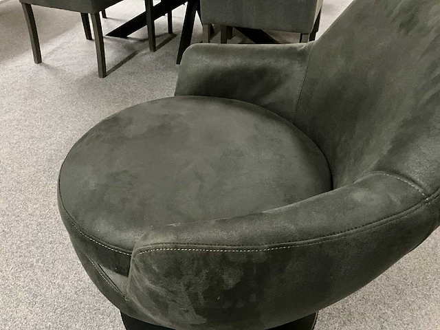 Aroma coffeechair lederen fauteuil (2x) - afbeelding 4 van  4