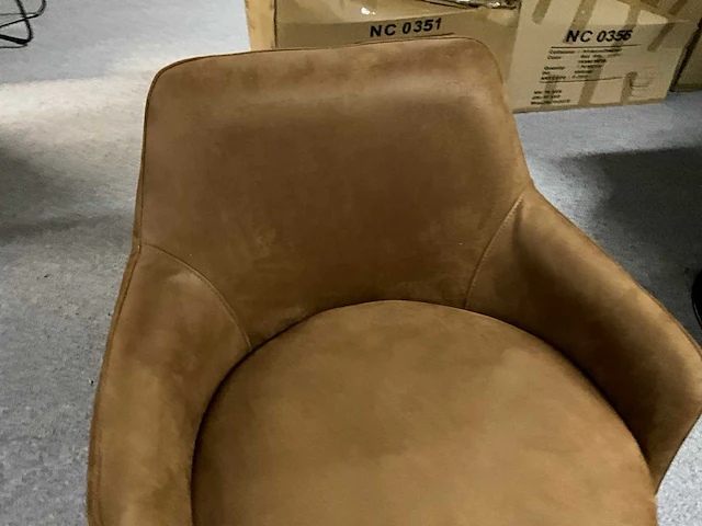 Aroma coffeechair lederen fauteuil (2x) - afbeelding 4 van  8