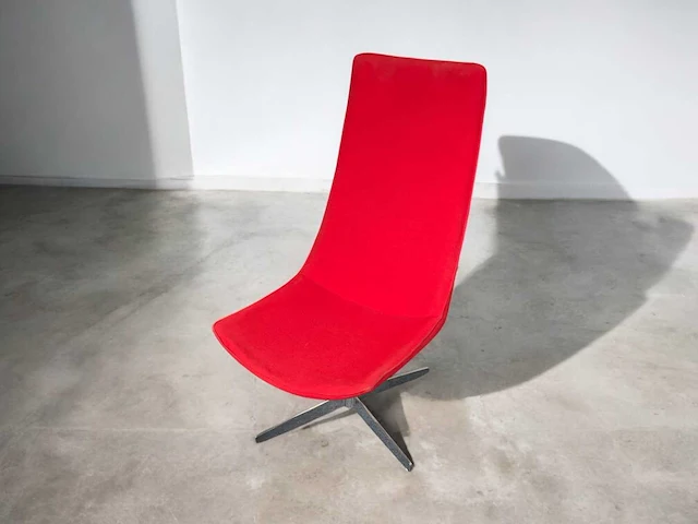 Arper catifa 60 rode design lounge fauteuil - afbeelding 1 van  7