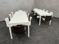 Arper catifa/ twinform - 16p kantine opstelling - afbeelding 17 van  19