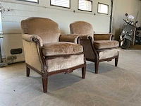 Art deco art deco fauteuil (2x) - afbeelding 1 van  6