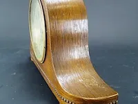 Art deco houten schouwklok - afbeelding 4 van  5
