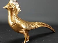 Art-deco zware massieve vergulde fazant - afbeelding 1 van  5