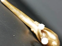 Art-deco zware massieve vergulde fazant - afbeelding 5 van  5