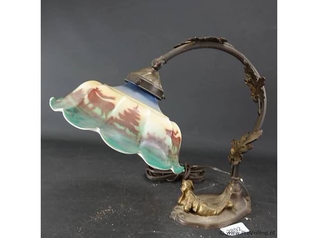 Art-nouveau tafellamp - afbeelding 1 van  5