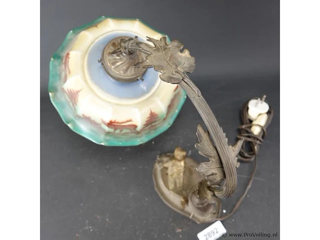 Art-nouveau tafellamp - afbeelding 5 van  5