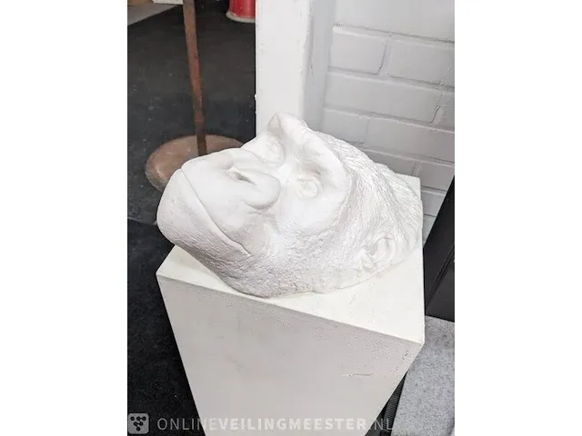 Art op sokkel, aap - afbeelding 4 van  4