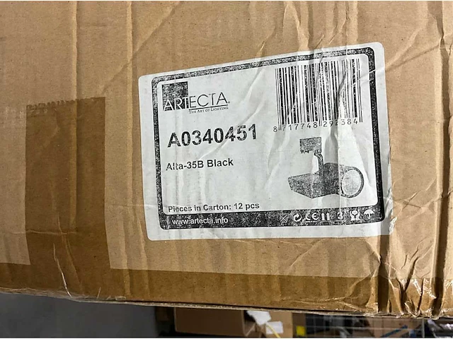 Artecta - alta-35b black - winkelverlichting (12x) - afbeelding 2 van  2