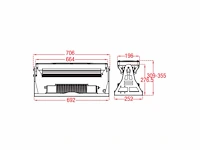 Artecta - faro wash-90 rgbw buitenlamp - afbeelding 7 van  9