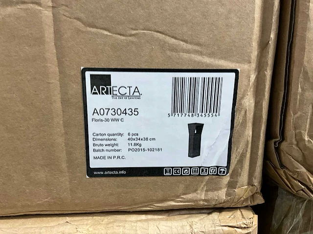 Artecta - floris-30 ww coffee - buitenverlichting (6x) - afbeelding 6 van  7