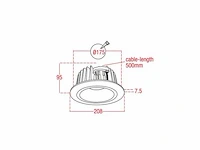 Artecta - münster-175 ww - down light - plafondlamp (40x) - afbeelding 2 van  5